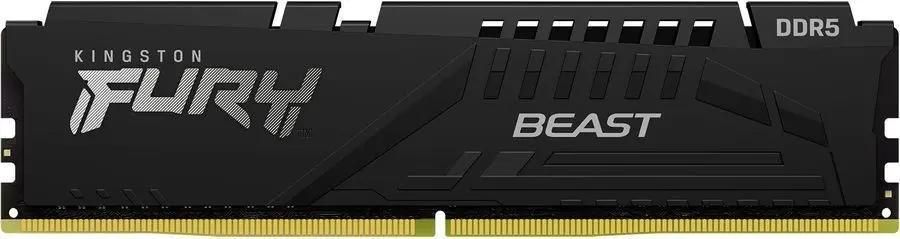 

Память DDR5 DIMM 32Gb, 6400MHz, CL32, 1.4V, Kingston FURY Beast (KF564C32BB-32) Retail, KF564C32BB-32