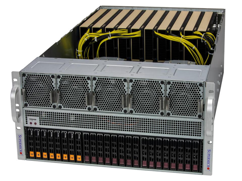 

Серверная платформа SuperMicro 521GE-TNRT, 2xSocket4677, 32xDDR5, 16x2.5 HDD HS, 2xM.2-PCI-E, 2x10GLAN, IPMI, Redundant 4x2700 Вт, 5U (SYS-521GE-TNRT), 521GE-TNRT