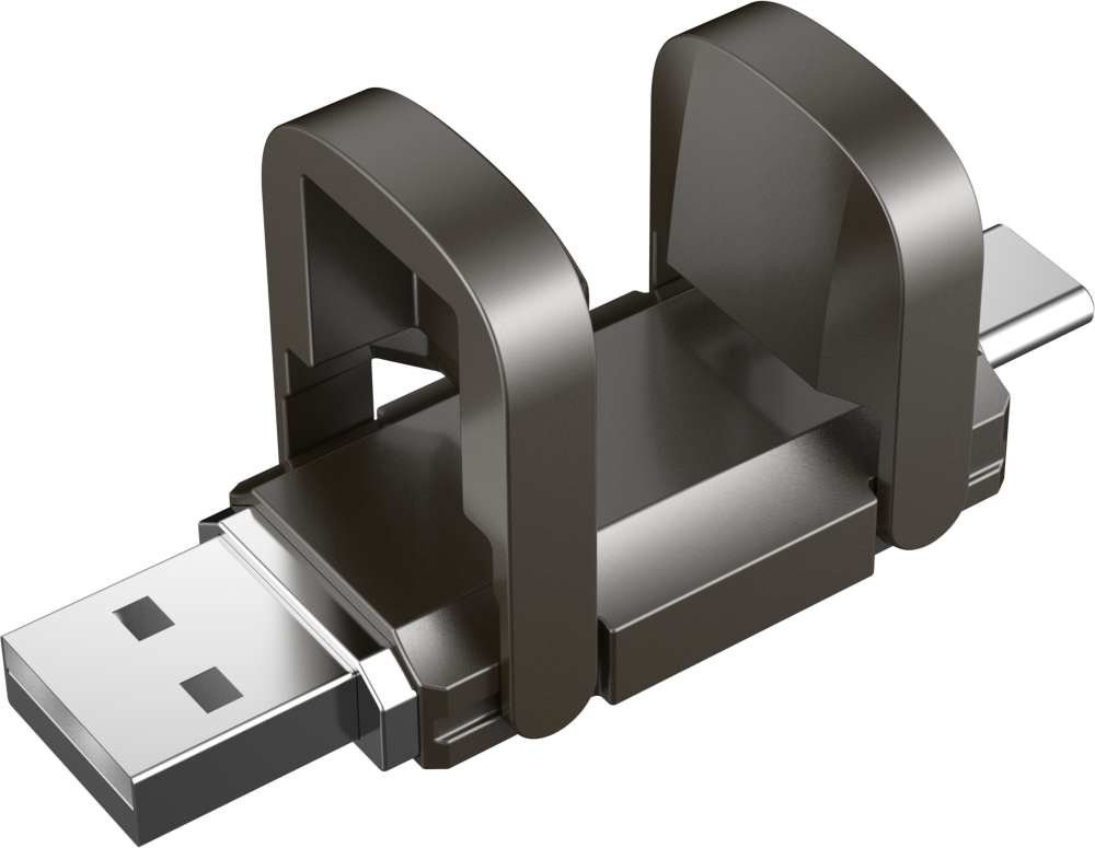 

Флешка 512Gb USB 3.2/Type-C Dahua S809, черный (DHI-USB-S809-32-512GB)