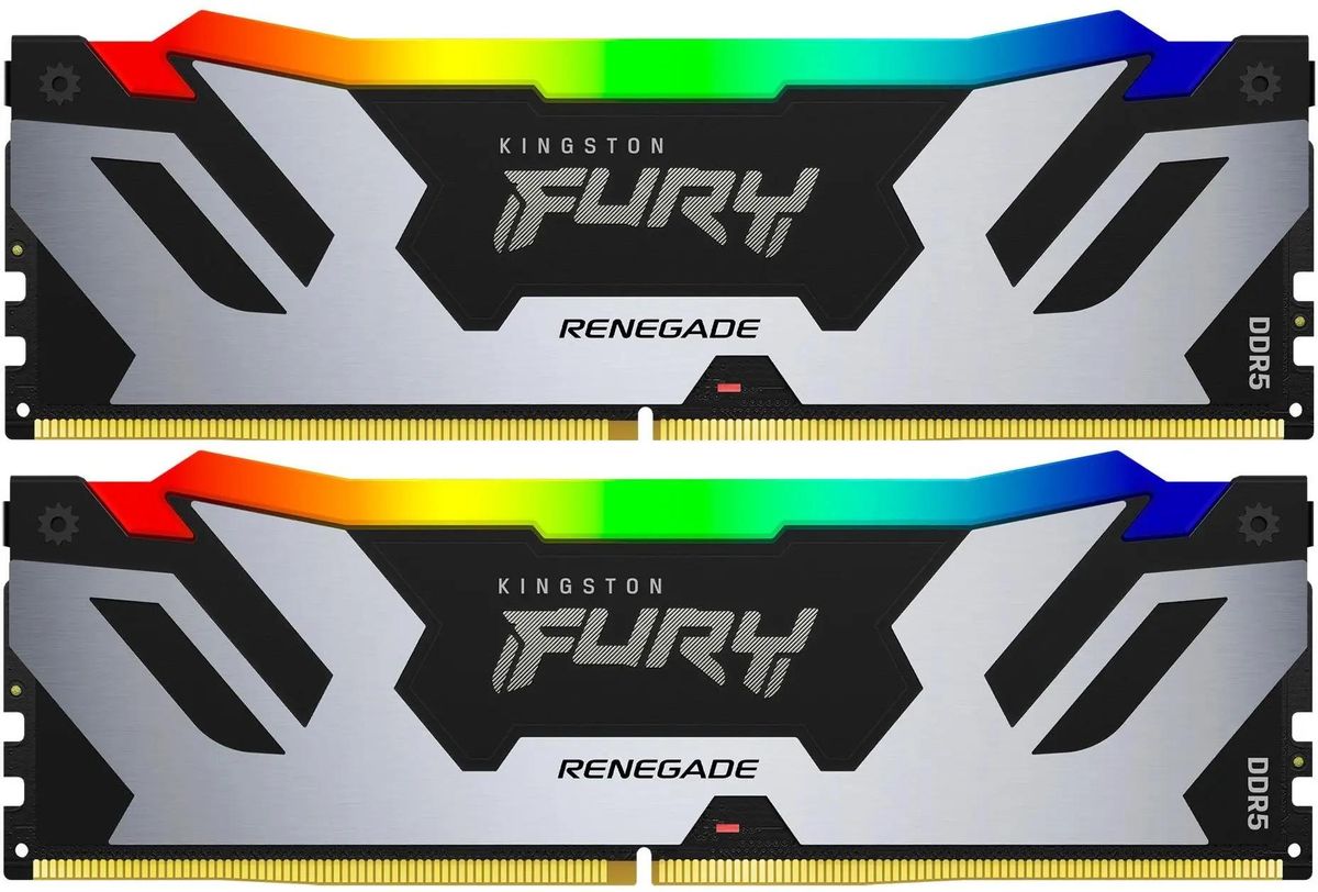 

Комплект памяти DDR5 DIMM 32Gb (2x16Gb), 6400MHz, CL32, 1.4V, Kingston FURY Renegade (KF564C32BWAK2-32) Retail, KF564C32BWAK2-32