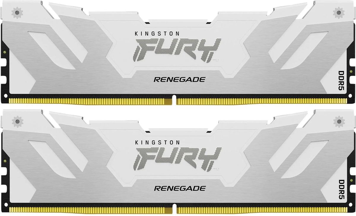 

Комплект памяти DDR5 DIMM 32Gb (2x16Gb), 6400MHz, CL32, 1.4V, Kingston FURY Renegade (KF564C32RWK2-32) Retail, KF564C32RWK2-32