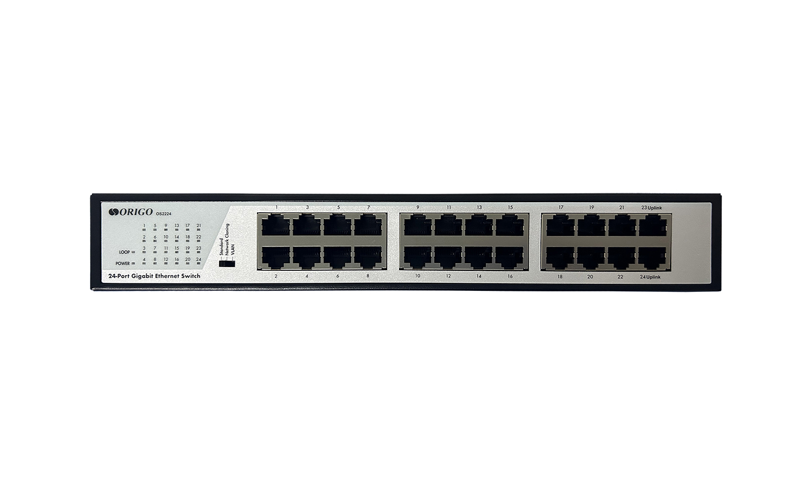 

Коммутатор ORIGO OS2224, кол-во портов: 24x1 Гбит/с, установка в стойку (OS2224/A1A), OS2224