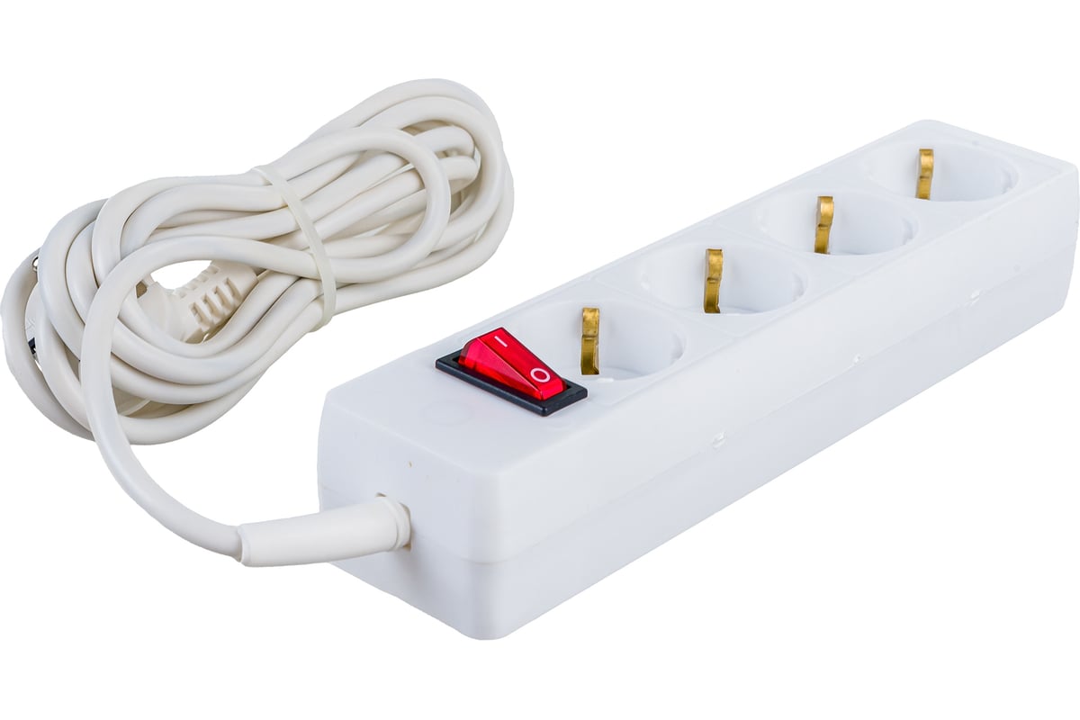 

Сетевой фильтр PROconnect STANDARD, 4-розетки, 3 м, белый (11-7229), STANDARD