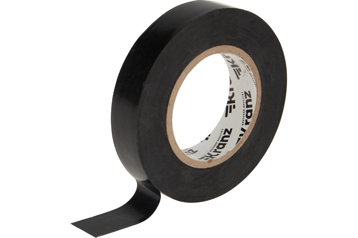 

Изолента ПВХ, 130 мкм/15 мм/25 м, черная, Kranz (KR-09-2106)