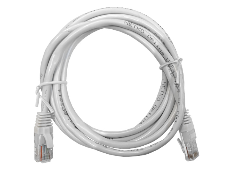 

Патч-корд UTP кат.5e, 2 м, RJ45-RJ45, белый, CU, LSZH, Netko Optima (N.BC.UTP.5e-2.0m-0-lszh)