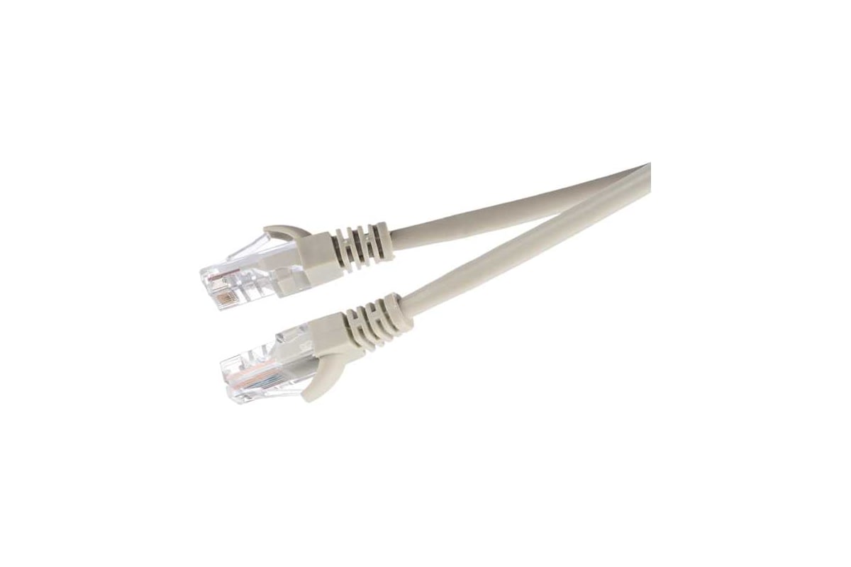 

Патч-корд UTP кат.5e, 3 м, RJ45-RJ45, серый, CCA, GoPower (00-00029036)