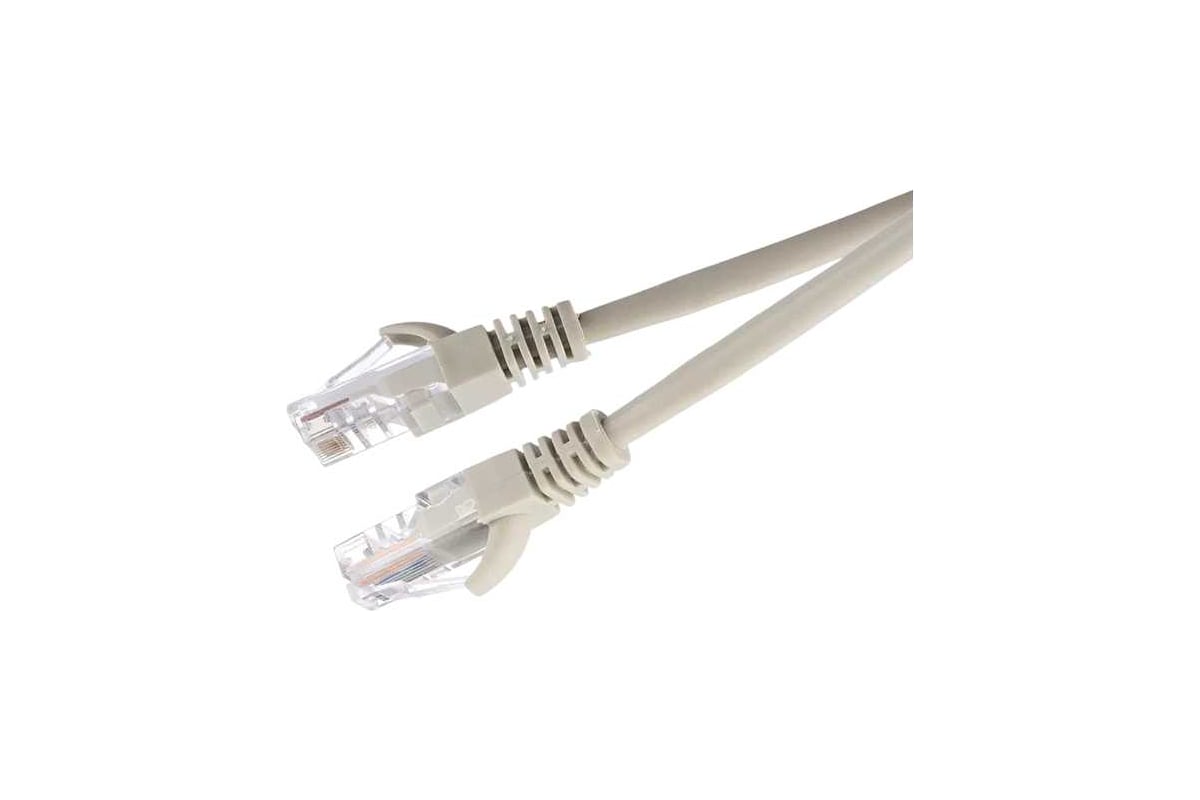 

Патч-корд UTP кат.5e, 5 м, RJ45-RJ45, серый, CCA, GoPower (00-00029037)