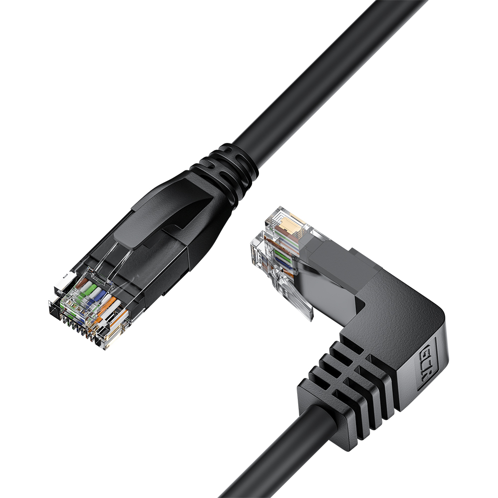 

Патч-корд UTP кат.5e, 15 м, RJ45-RJ45 угловой, черный, CU, Greenconnect (GCR) (GCR-53938)