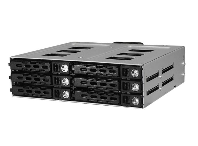

Корзина Procase L2-106SATA3, 6x2.5" в отсек 5.25", черный (L2-106-SATA3-BK), L2-106SATA3