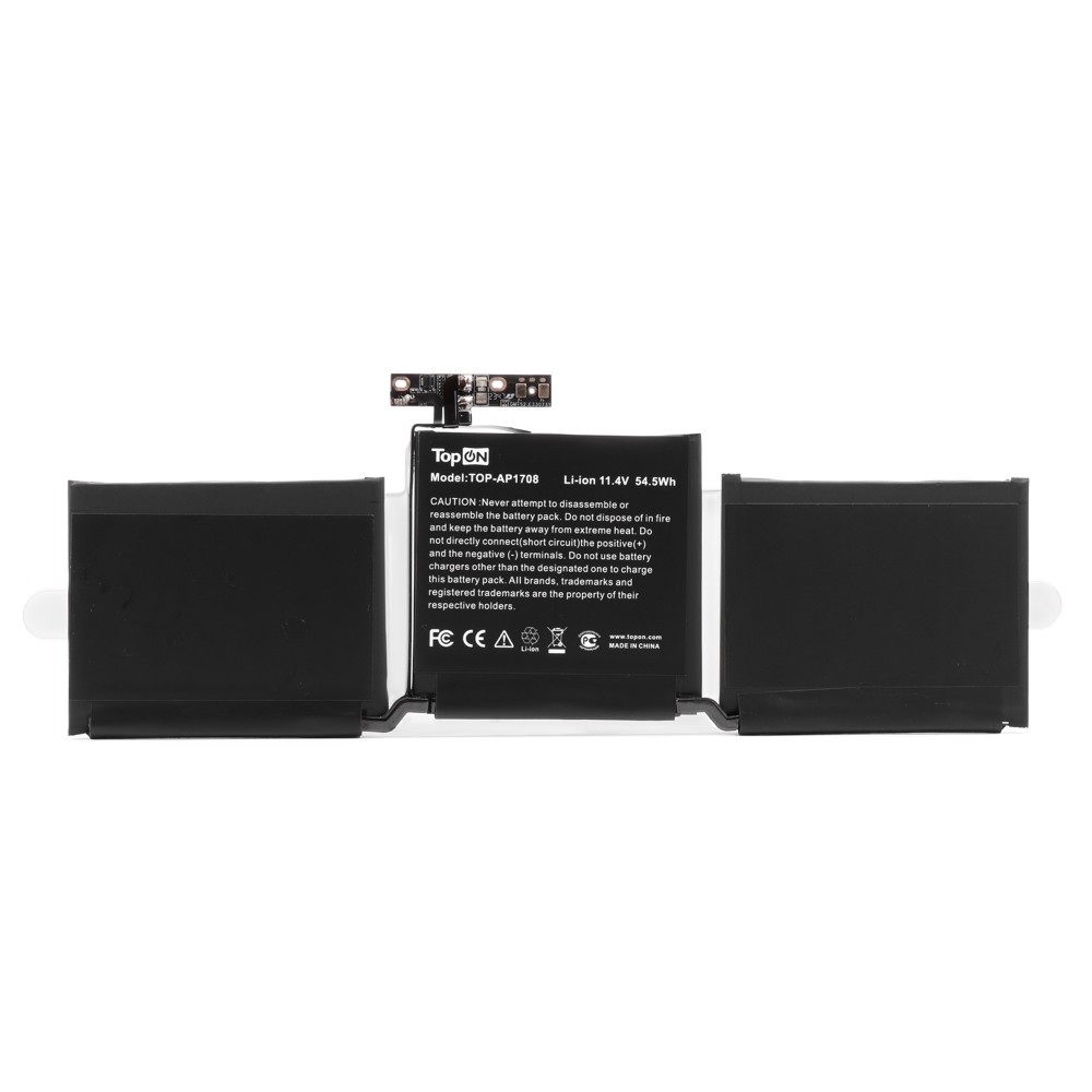 

Аккумуляторная батарея TopON TOP-AP1708 для Apple, 11.4V, 4.73 А·ч, 54.5Wh, черный (TOP-AP1708), TOP-AP1708