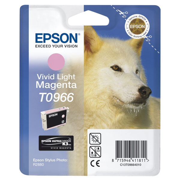 

Картридж струйный Epson T0966 (C13T09664010), светло-пурпурный, оригинальный, для Stylus Pro 2880, T0966