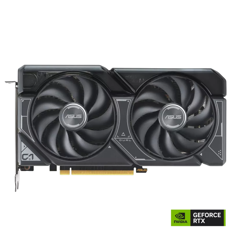 Видеокарта ASUS NVIDIA GeForce RTX 4060Ti Dual, 16Gb DDR6, 128 бит, PCI-E, HDMI, 3DP, Retail (DUAL-RTX4060TI-A16G)