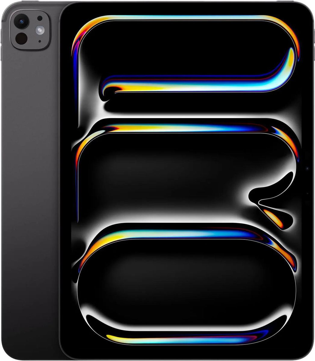 

Планшет Apple iPad Pro A2837 11" 2420x1668 OLED, Apple M4, 8Gb RAM, 256Gb, 3G/4G LTE/5G, WiFi, BT, iOS, черный (космос) (MVW13HN/A), A2837