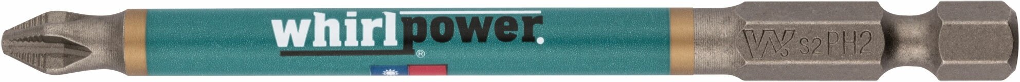Бита односторонняя WHIRLPOWER PH2, 90 мм, 1/4 (тип Е)