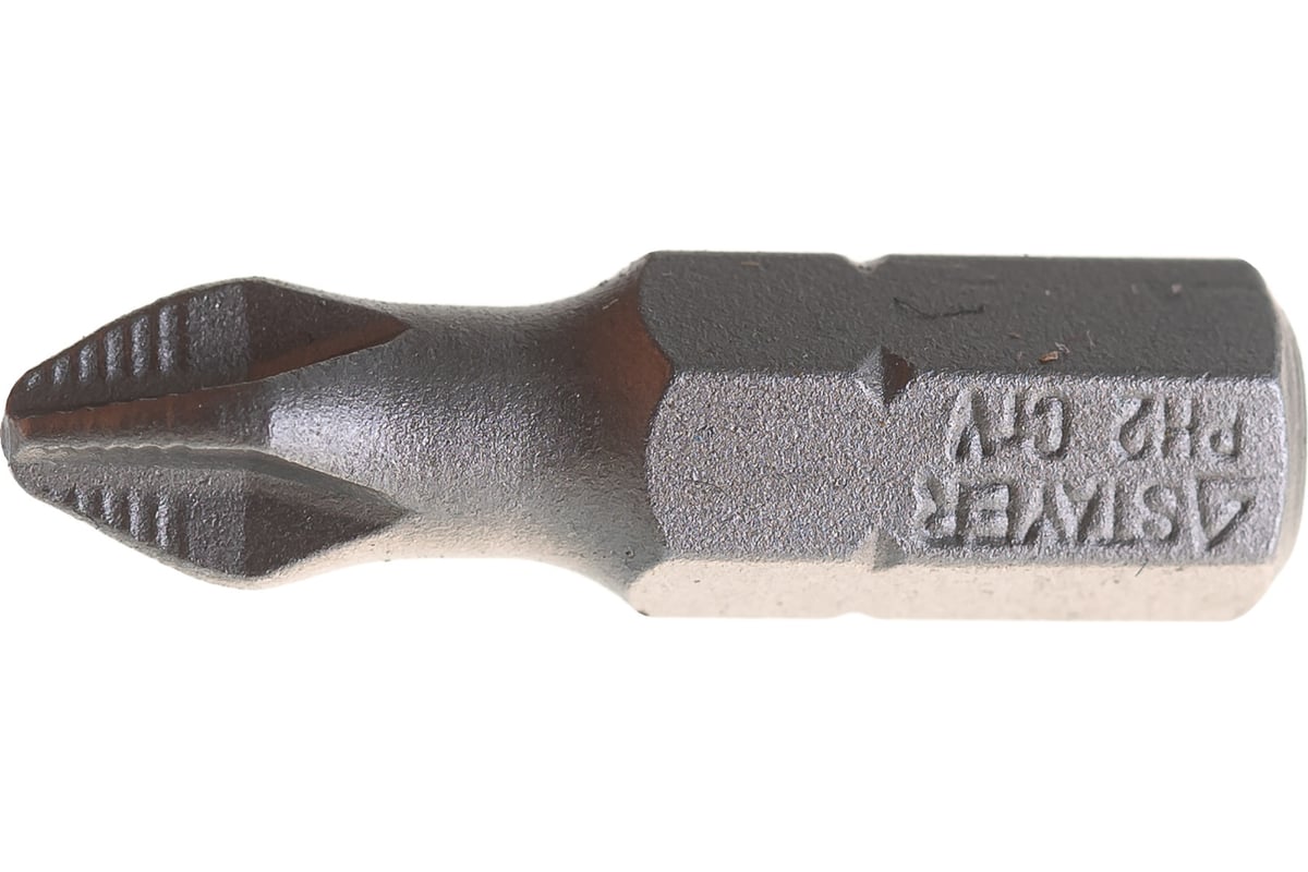 

Бита односторонняя STAYER PROFESSIONAL ProFix PH2, 25 мм, 1/4 (тип С), магнитная, 2 шт. (26201-2-25-02)