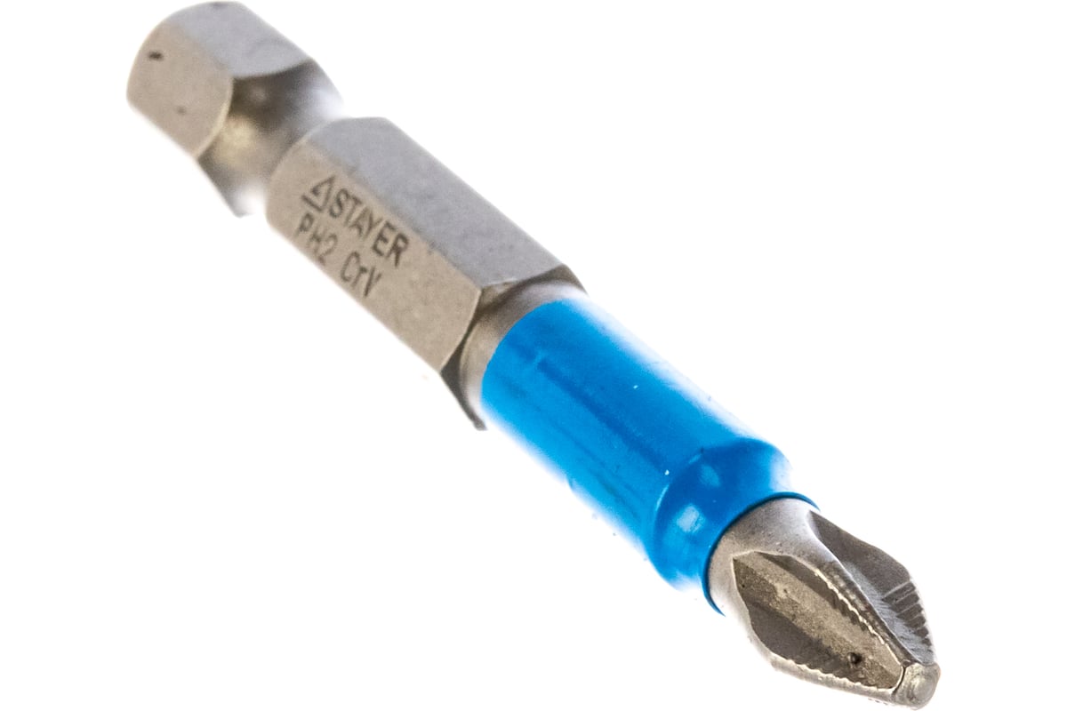 

Бита односторонняя STAYER PROFESSIONAL ProFix PH2, 50 мм, 1/4 (тип С), магнитная, 2 шт. (26203-2-50-02)
