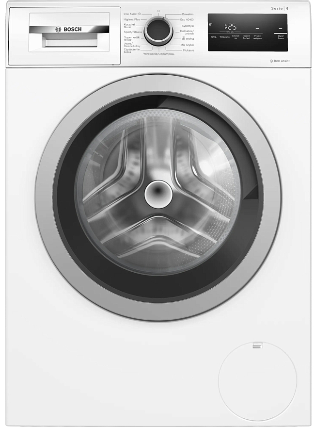 

Стиральная машина Bosch Serie 4 WAN2419EPL, 9 кг, 1000 об/мин, белый (WAN2419EPL), WAN2419EPL