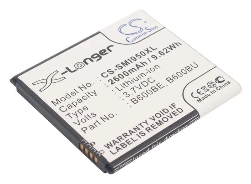 

Аккумулятор CameronSino CS-SMI950X/EB-B600BEBECRU для Samsung Galaxy S4, 3.7V, 2.6 А·ч (CS-SMI950X), CS-SMI950X