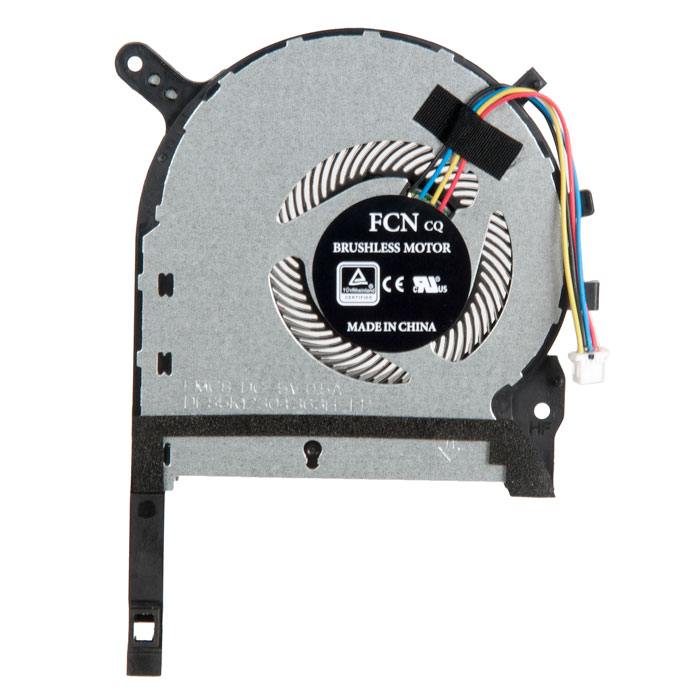

Вентилятор (кулер) FCN для ноутбука Asus TUF Gaming FX505, FX705, FX505GE, FX505GD, FX505GM, FX505DT, FX705DT, FX86FE, FX86FM, FX86SM, FA506IH (DFS5K12304363H FM1U/836926), Черный/серый