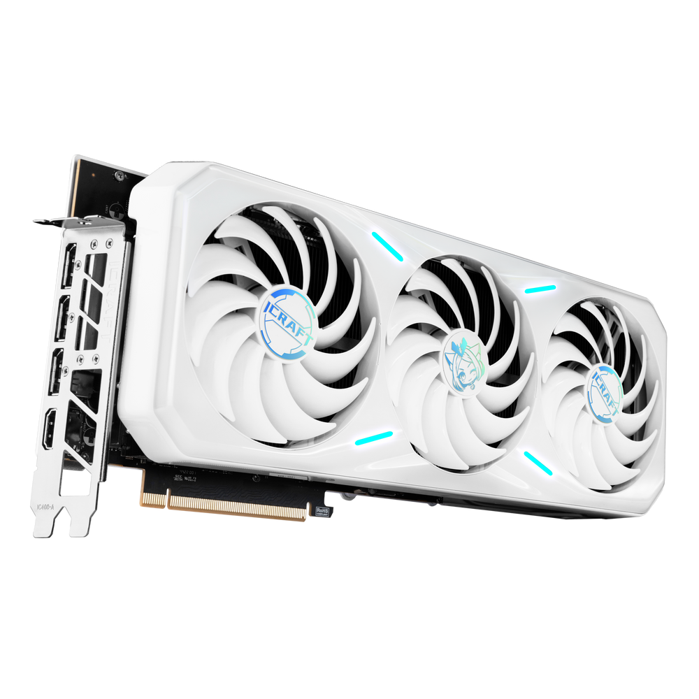 

Видеокарта Maxsun NVIDIA GeForce RTX 4080 Super iCraft OC16G, 16Gb GDDR6X, 256 бит, PCI-E, HDMI, 3DP, Retail (MS-RTX4080 Super iCraft OC16G), iCraft OC16G