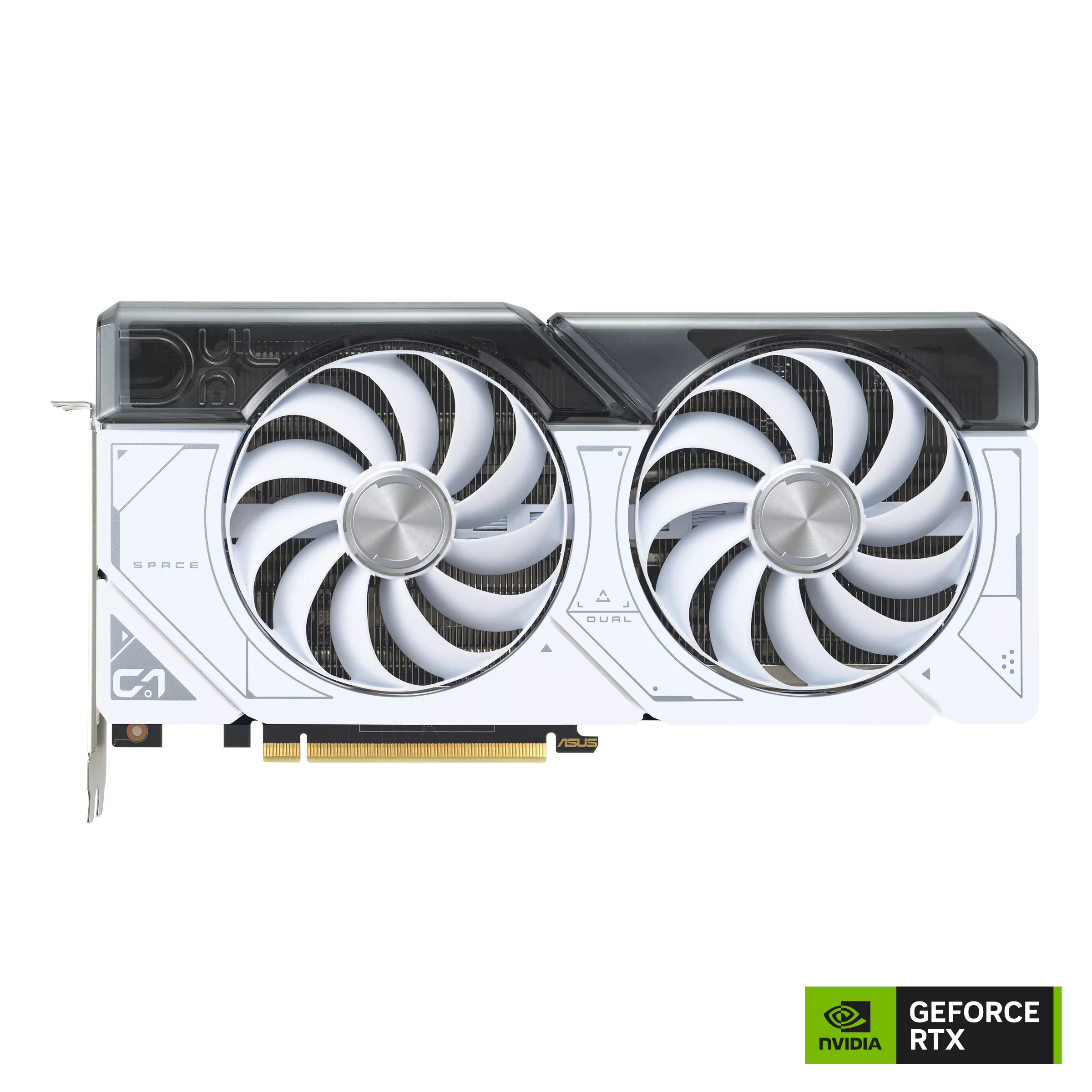 

Видеокарта ASUS NVIDIA GeForce RTX 4070 Super Dual White Edition, 12Gb GDDR6X, 192 бит, PCI-E, HDMI, 3DP, Retail (DUAL-RTX4070S-12G-WHITE), DUAL-RTX4070S-12G