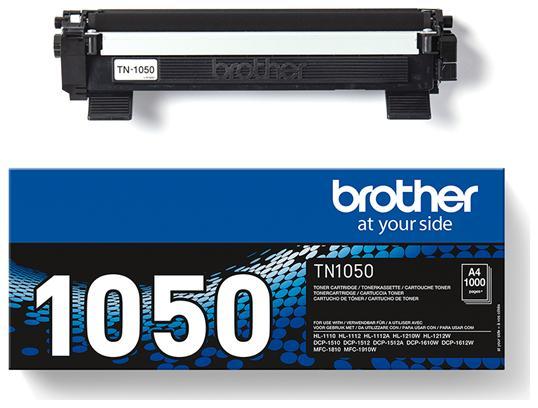 

Картридж лазерный Brother TN1050, черный, 1000 страниц, оригинальный для Brother HL-1110/HL-1112/HL-112A/DCP-1510/DCP-1512/DCP-1512A/MFC-1810