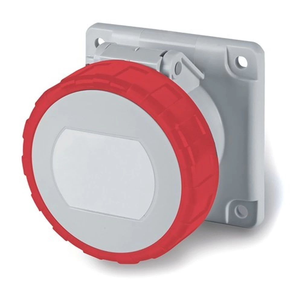 

Розетка DKC, скрытый монтаж, однопостовая, с крышкой, 16А, в сборе, IP67, 3P+E, красный, 1 шт. (DIS4271666)