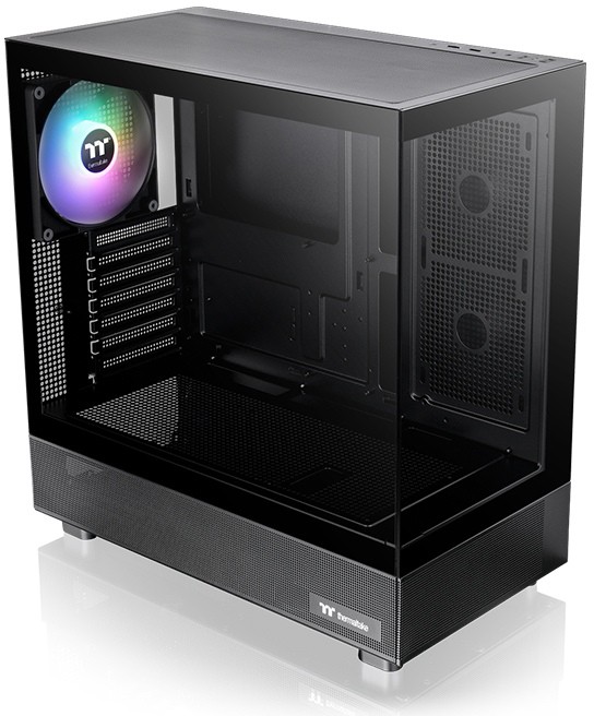 Корпус Thermaltake View 270 TG, EATX, Midi-Tower, 2xUSB 3.0, USB Type-C, RGB подсветка, черный, без БП (CA-1Y7-00M1WN-00)