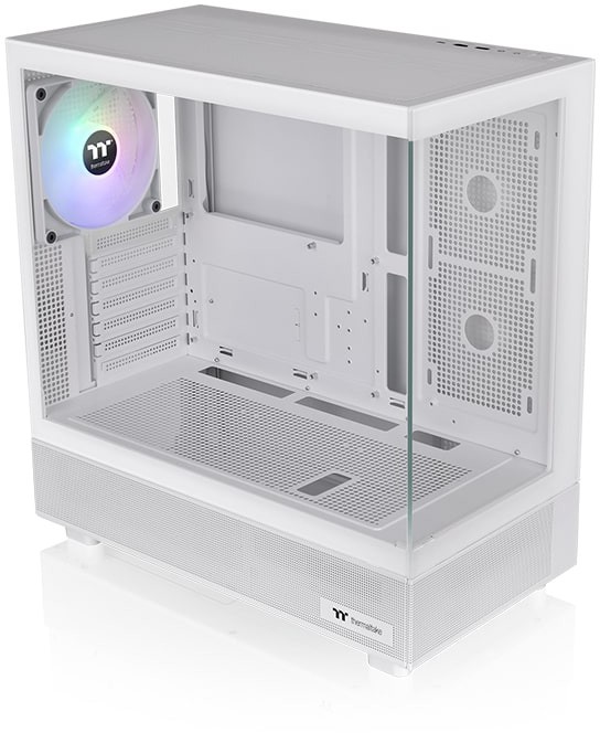 Корпус Thermaltake View 270 TG, EATX, Midi-Tower, 2xUSB 3.0, USB Type-C, RGB подсветка, белый, без БП (CA-1Y7-00M6WN-00)