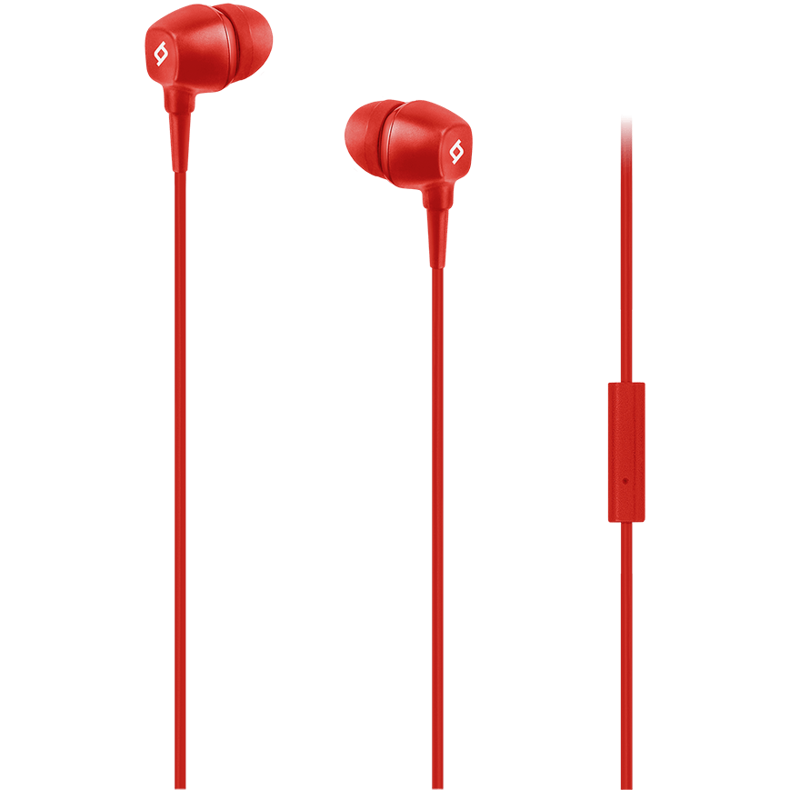 

Проводная гарнитура TTEC POP, Jack 3.5 мм., красный (2KMM13K), POP