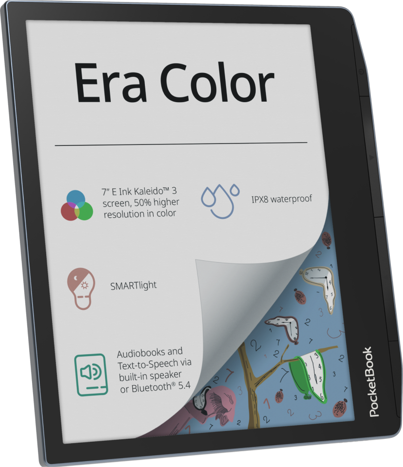 Электронная книга PocketBook 700 Era Color, 7", 32Gb, светло-синий