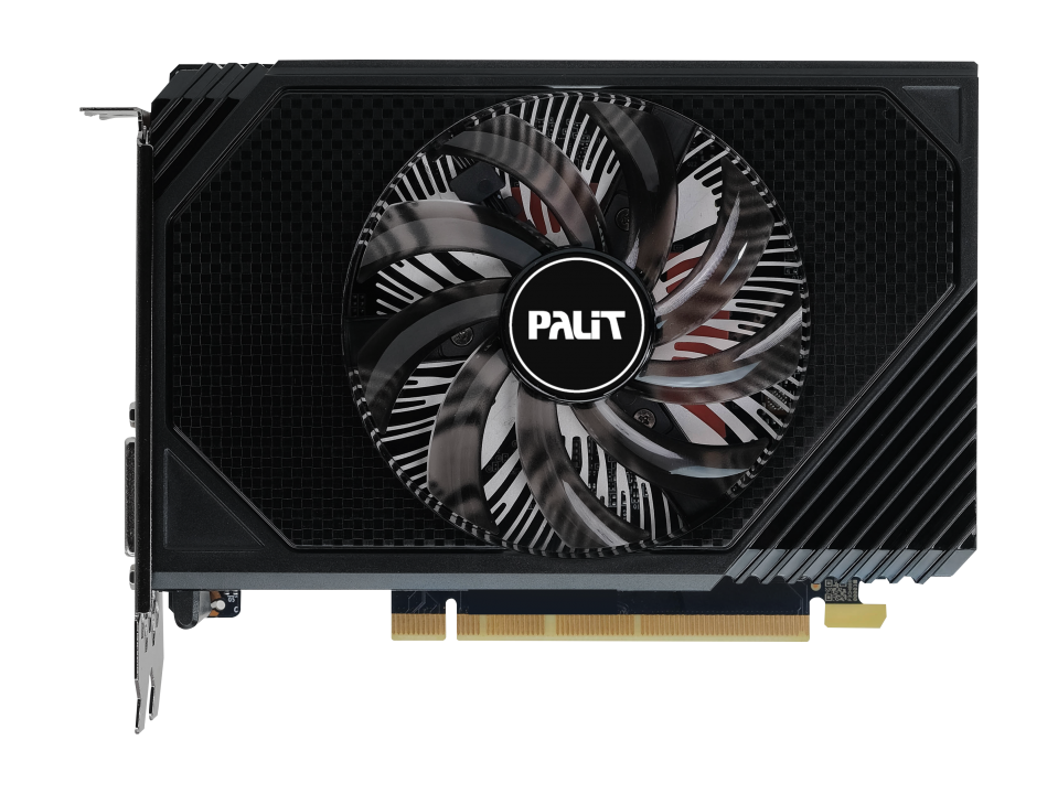 

Видеокарта Palit NVIDIA GeForce RTX 3050 StormX OC, 6Gb GDDR6, 96 бит, PCI-E, DVI, HDMI, DP, Retail (NE63050S18JE-1070F), StormX OC