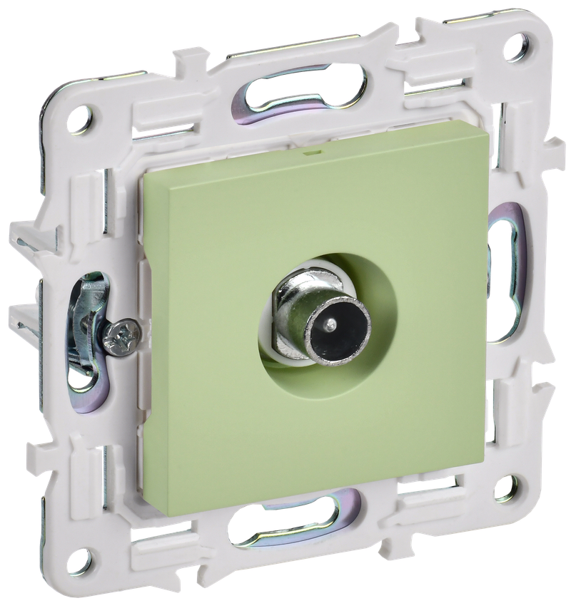 

Розетка TV IEK SKANDY SK-A17M, мятный (SK-A10-P-K06), SK-A17M