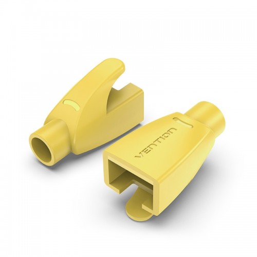 Колпачок изолирующий RJ-45, 50 шт. желтый Vention