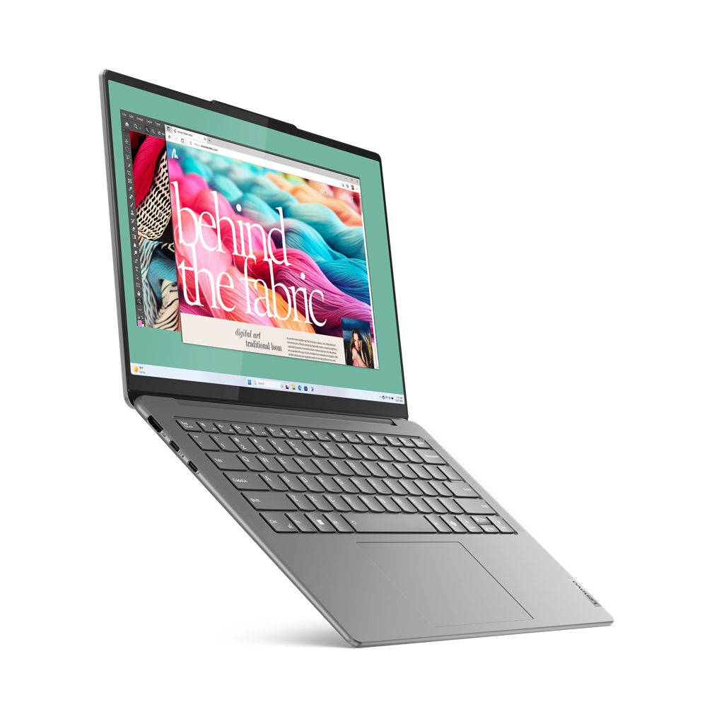 

Ноутбук Lenovo Yoga Slim 7 14IMH9 14" OLED 1920x1200, Intel Core Ultra 7 155H 1.4 ГГц, 16Gb RAM, 1Tb SSD, W11, серый (83CV0047IN), Windows 11 Home (англ.), 14IMH9