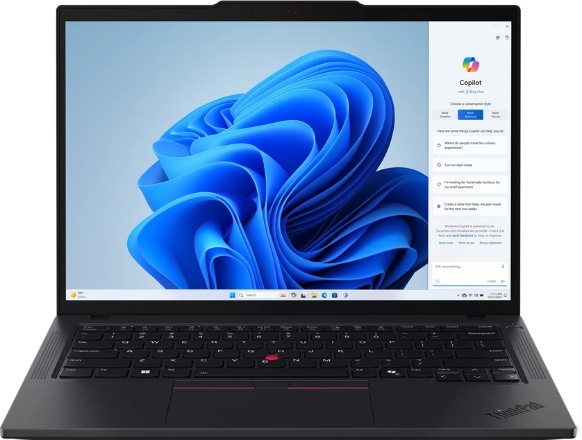 

Ноутбук Lenovo ThinkPad T14 G5 14" IPS 1920x1200, Intel Core Ultra 5 125U 1.3 ГГц, 16Gb RAM, 512Gb SSD, W11Pro, черный (21MMS1CN00)