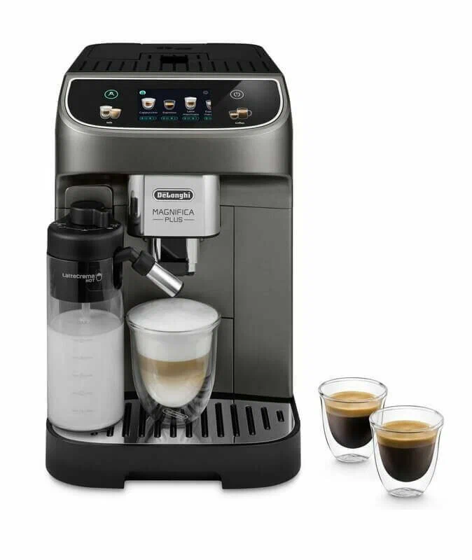 

Кофемашина автоматическая DELONGHI Magnifica Plus ECAM320.70.TB, молотый/зерновой, 1.9 л, автоматический капучинатор, металлические жернова, дисплей, титановый, 1.45 кВт (ECAM320.70.TB), ECAM320.70.TB