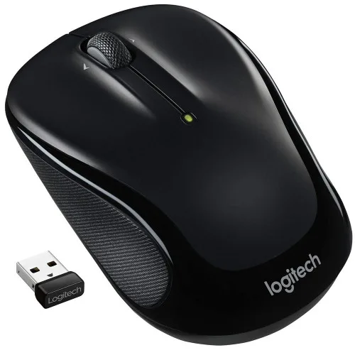 Мышь беспроводная Logitech M325, 1000dpi, оптическая светодиодная, USB/Радиоканал, черный (910-006812)