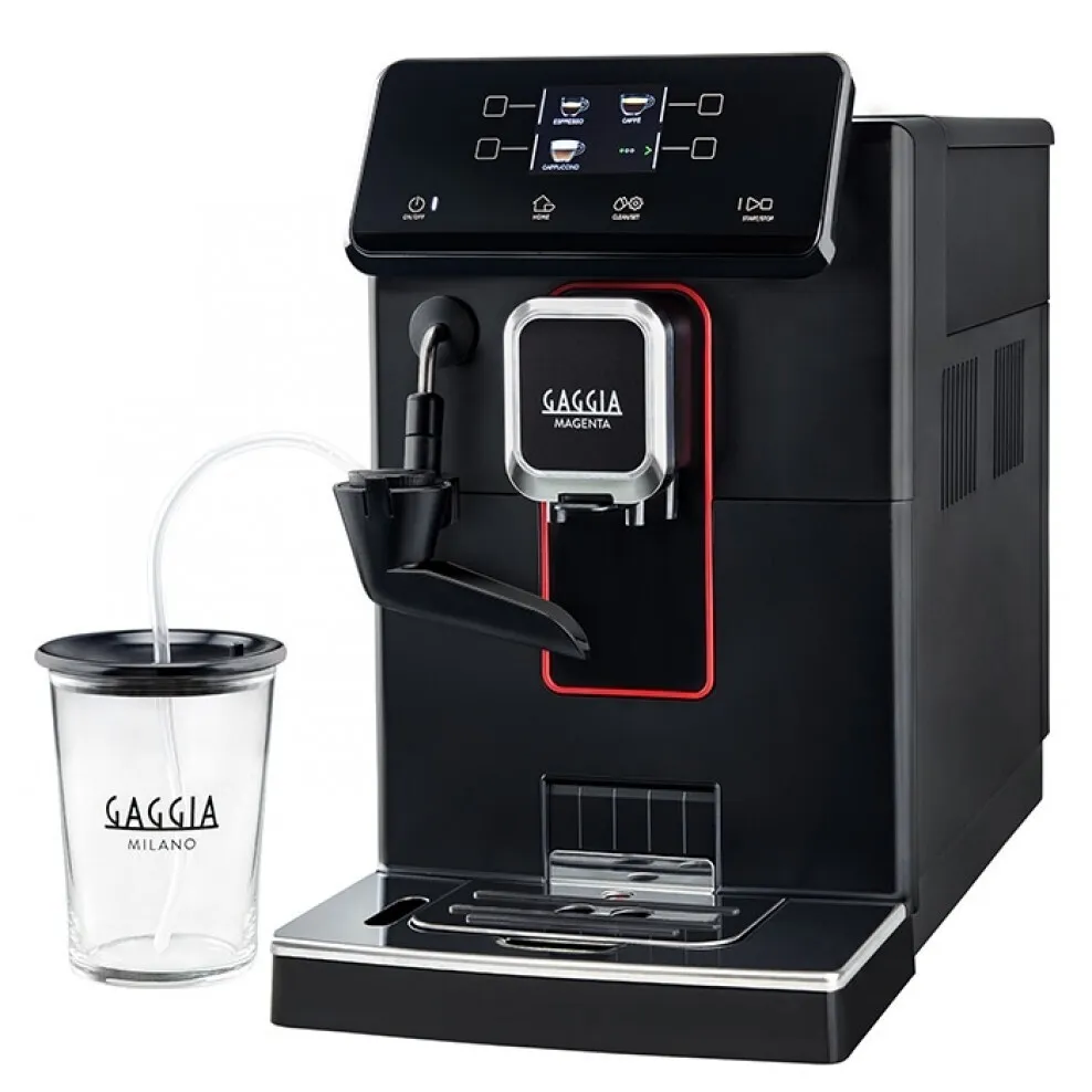 

Кофемашина автоматическая GAGGIA Magenta Milk BK, молотый/зерновой, 1.8 л, полуавтоматический, керамические жернова, дисплей, черный, 1.5 кВт (RI8701/01), Magenta Milk BK