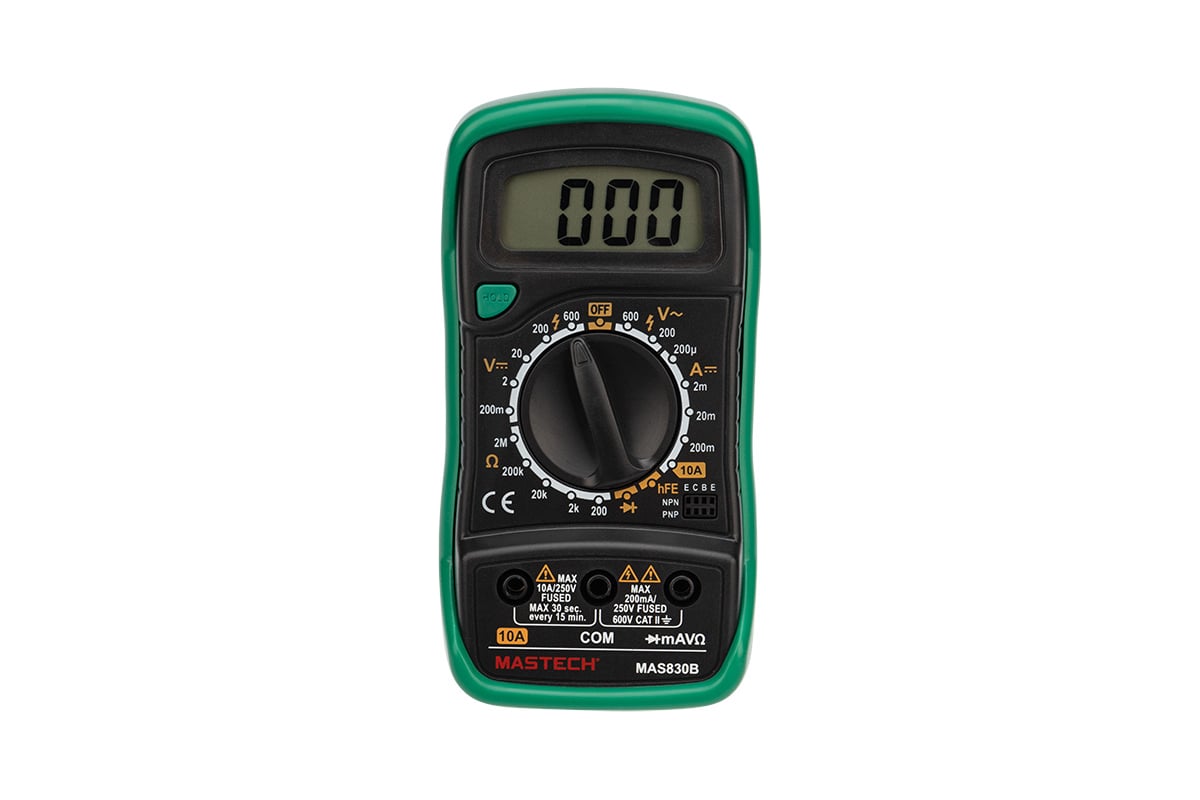 

Мультиметр MASTECH MAS830B (13-2010), MAS830B