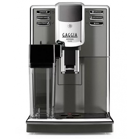 

Кофемашина автоматическая GAGGIA Anima Class OTC, молотый/зерновой, 1.8 л, автоматический капучинатор, керамические жернова, дисплей, серебристый, 1.85 кВт (RI8759/01), Anima Class OTC