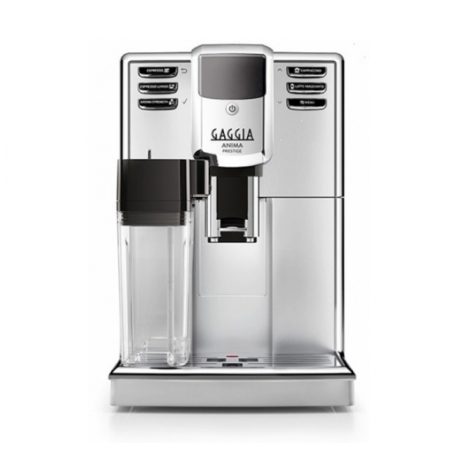 

Кофемашина автоматическая GAGGIA Anima Prestige, молотый/зерновой, 1.8 л, автоматический капучинатор, керамические жернова, дисплей, серебристый, 1.85 кВт (RI8762/01), Anima Prestige