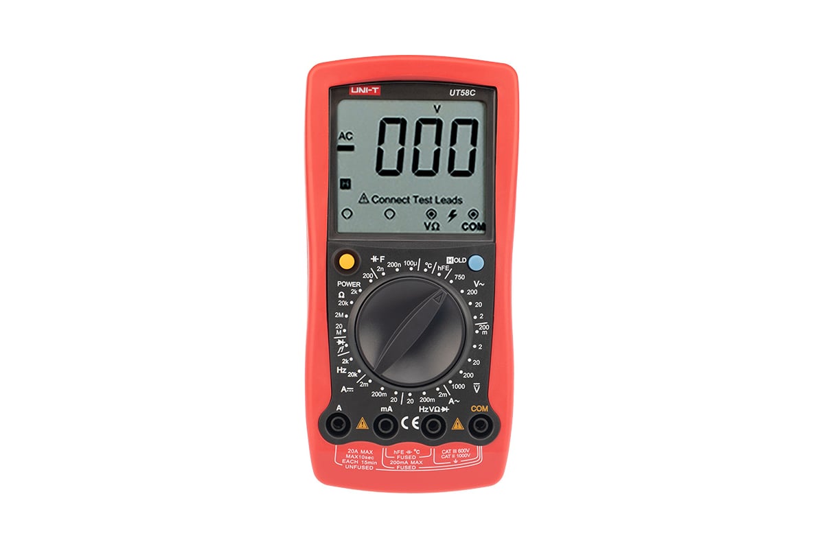

Мультиметр UNI-T UT 58C (13-1023), UT 58C