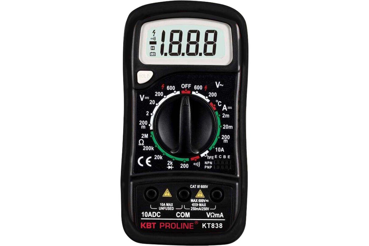 Мультиметр КВТ PROLINE KT 838