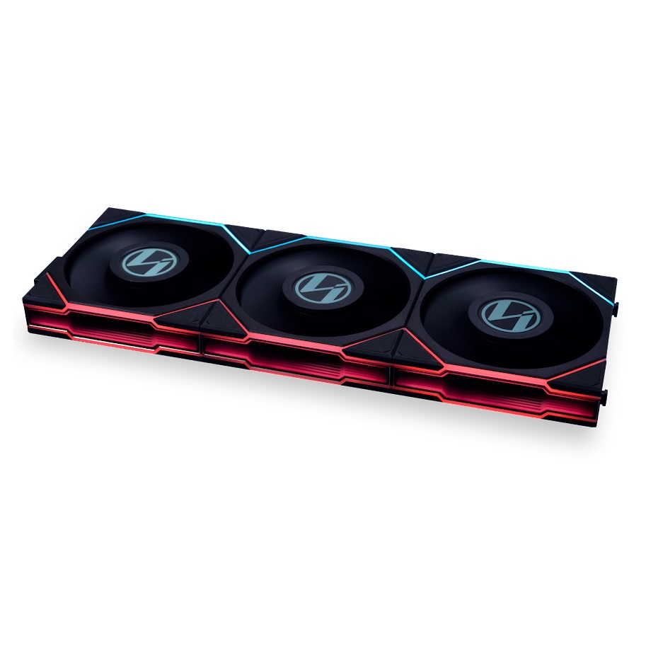 

Комплект вентиляторов Lian Li UNI Fan TL LCD 120 Reverse Black, 120x125мм мм, 1900rpm, 31 дБ, 4-pin PWM, 3шт, черный, ARGB подсветка (G99.12RTLLCD3B.R0), TL LCD 120 Reverse Black