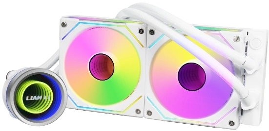 

Жидкостное охлаждение LIAN LI Galahad II Trinity 240 ARGB для Socket 115x/1200/1700/1851/AM5/AM4, 2x120 мм, ARGB, белый (G89.GA2T24W.00), Galahad II Trinity 240 ARGB