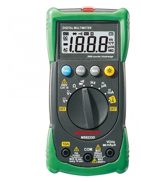 

Мультиметр MASTECH MS8233D (13-2070), MS8233D