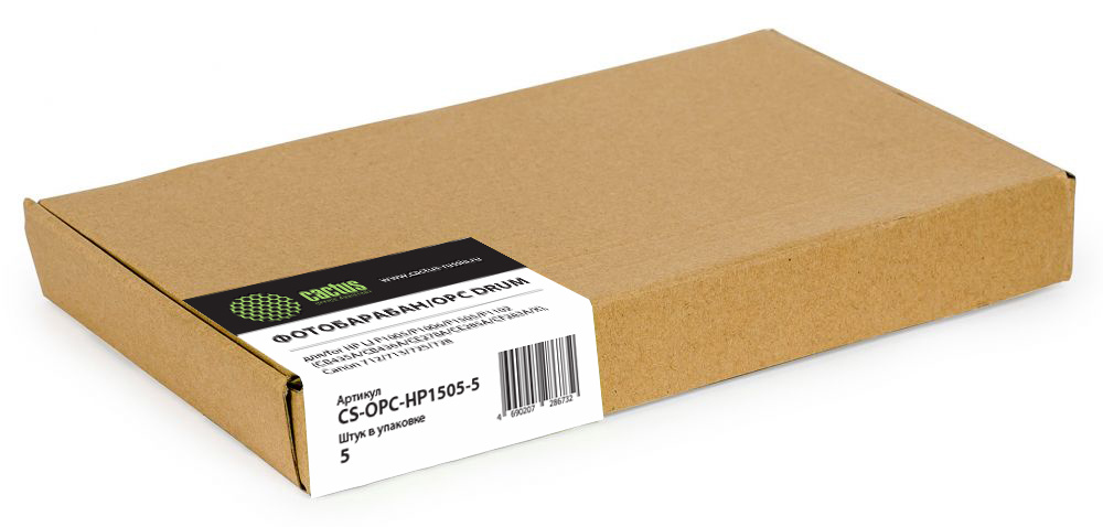 Фотобарабан Cactus CS-OPC-HP1505-5 для CB435A/CB436A/CE278A/CE285A/CF283A/X, 712/713/725/728