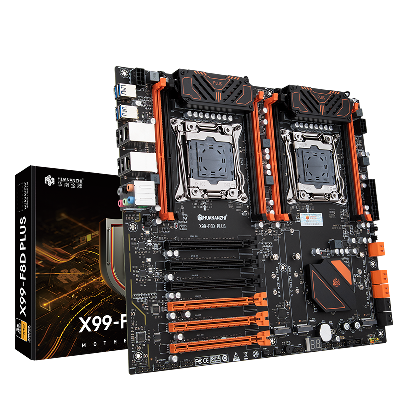 

Материнская плата HUANANZHI X99-F8D PLUS, 2xSocket2011-3, 2xIntel Xeon E5-2690v4, iC612, 8xDDR4, 3PCI-Ex16, 3PCI-Ex8, 3xM.2-PCI-E/SATA, 6SATA3, 7.1-ch, 2x2.5GLAN, 8xUSB 2.0, 6xUSB 3.0, E-ATX, Retail (HNZ-X99-F8D-PLUS-2690v4), X99-F8D PLUS