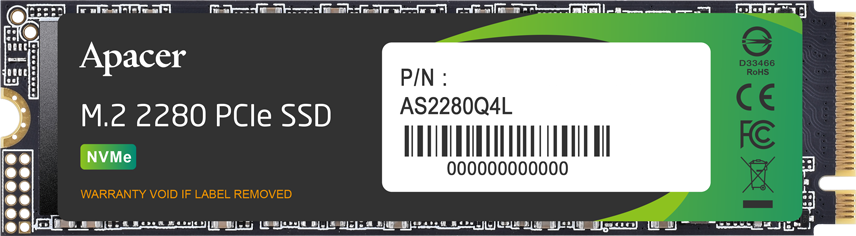 SSD Apacer AS2280Q4L 512Gb M.2 (AP512GAS2280Q4L-1)